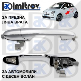 Дръжка предна лява врата Fiat 500
